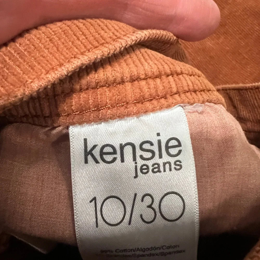 Kensie Kaya Corduroy Wide Leg Jeans - Picture 6 of 7